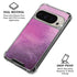 Purple Space Marble Pixel 9/9 Pro Clear Case